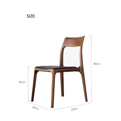 كرسي طعام خشبي - BAYTK