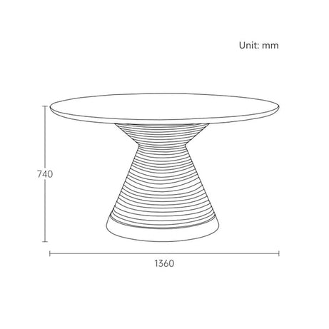 طاولة طعام ريفية - DORA