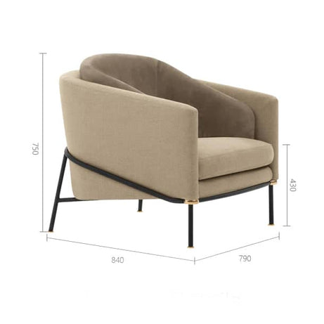 كرسي استرخاء معدني مميز - COMFORT