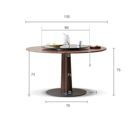 طاولة طعام مستديرة حديثة - META
