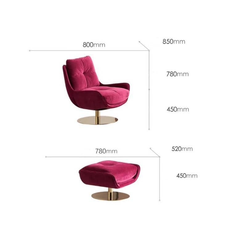 كرسي استرخاء مميز بمسند - COMFORT