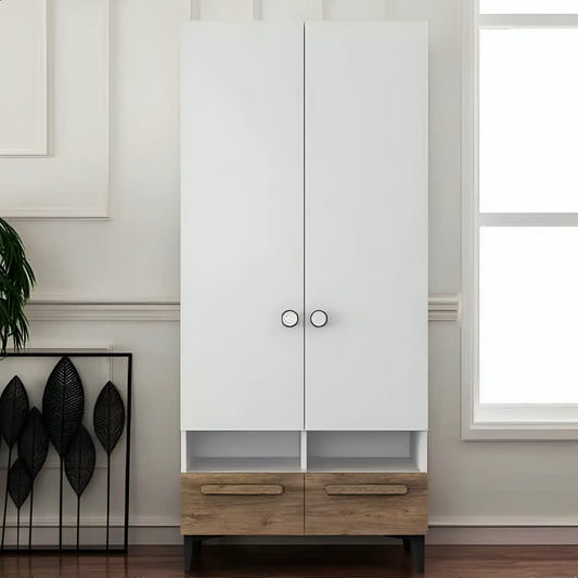 دولاب ملابس أنيق خشبي فاخر لجمال مثالي - Baytuk