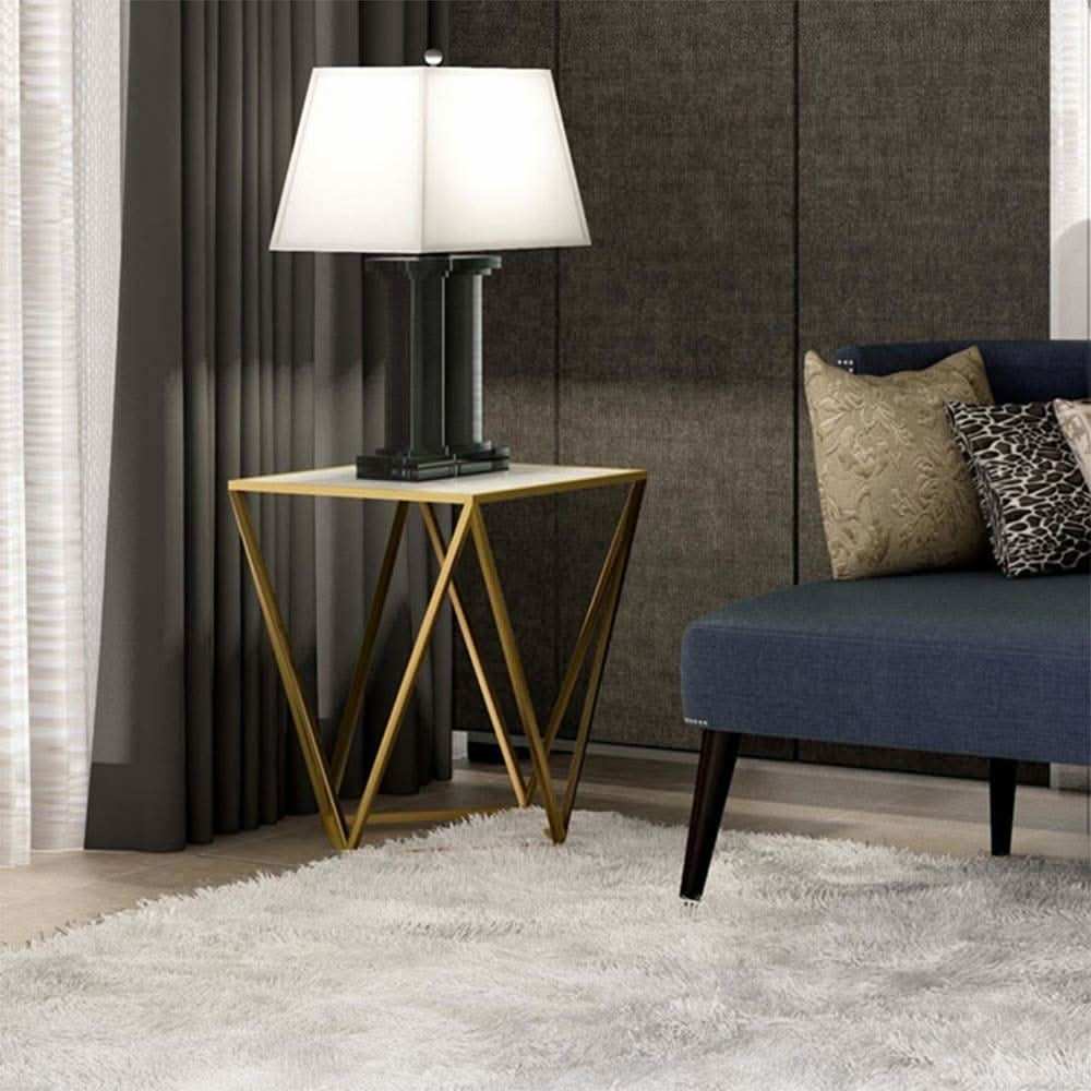 طاولة جانبية بشكل هندسي - Baytuk