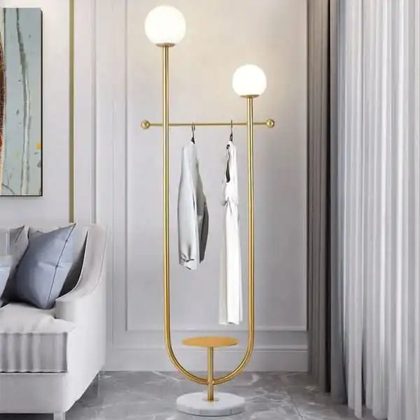 علاقة ملابس معدنية أنيقة مضيئة - Baytuk