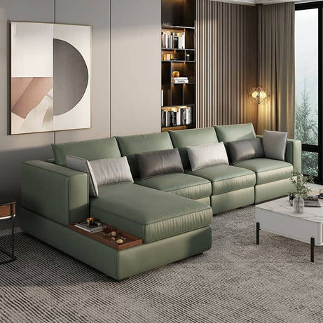 كنبه حرف L جلديه - VELA