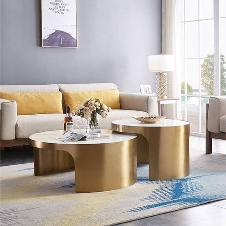 طاولتين قهوة بتصميم فاخر - REVIVE