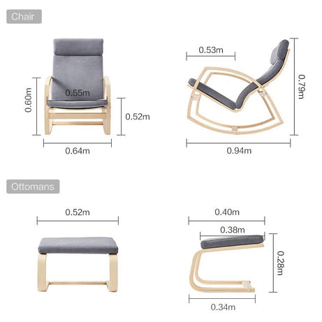 كرسي استرخاء بتصميم مودرن - BAYTK