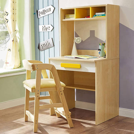 مكتب أطفال بأرفف تخزين وكرسي - MAHDY