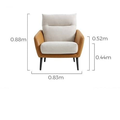 كرسي جلدي حديث - OASIS