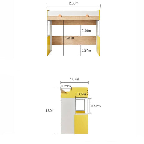 سرير أطفال بطابقين - ROW