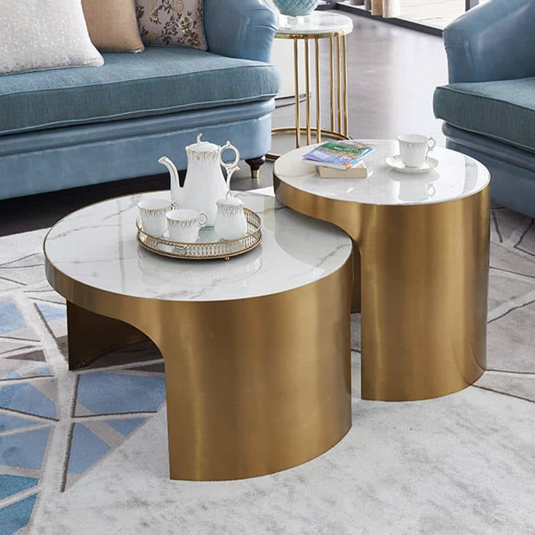طاولتين قهوة بتصميم فاخر - REVIVE