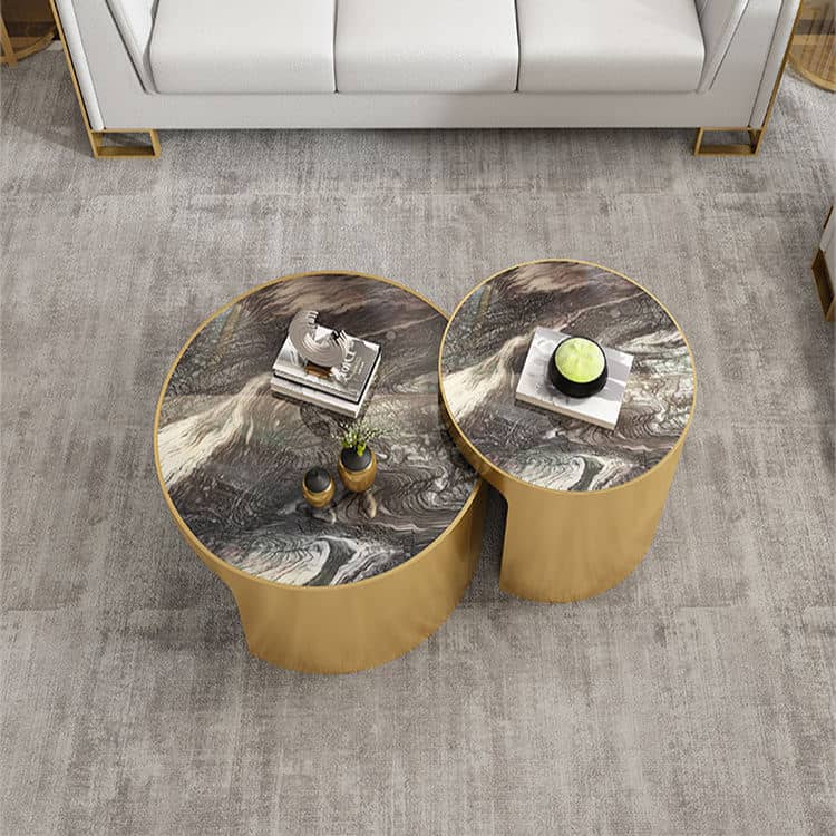 طاولتين قهوة بتصميم فاخر - REVIVE