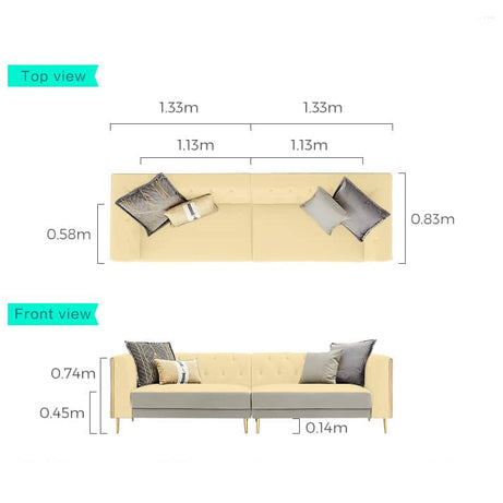 كنبه حرف L حديثه -  VELA