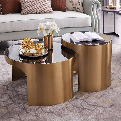 طاولتين قهوة بتصميم فاخر - REVIVE