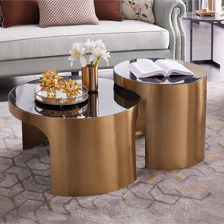 طاولتين قهوة بتصميم فاخر - REVIVE