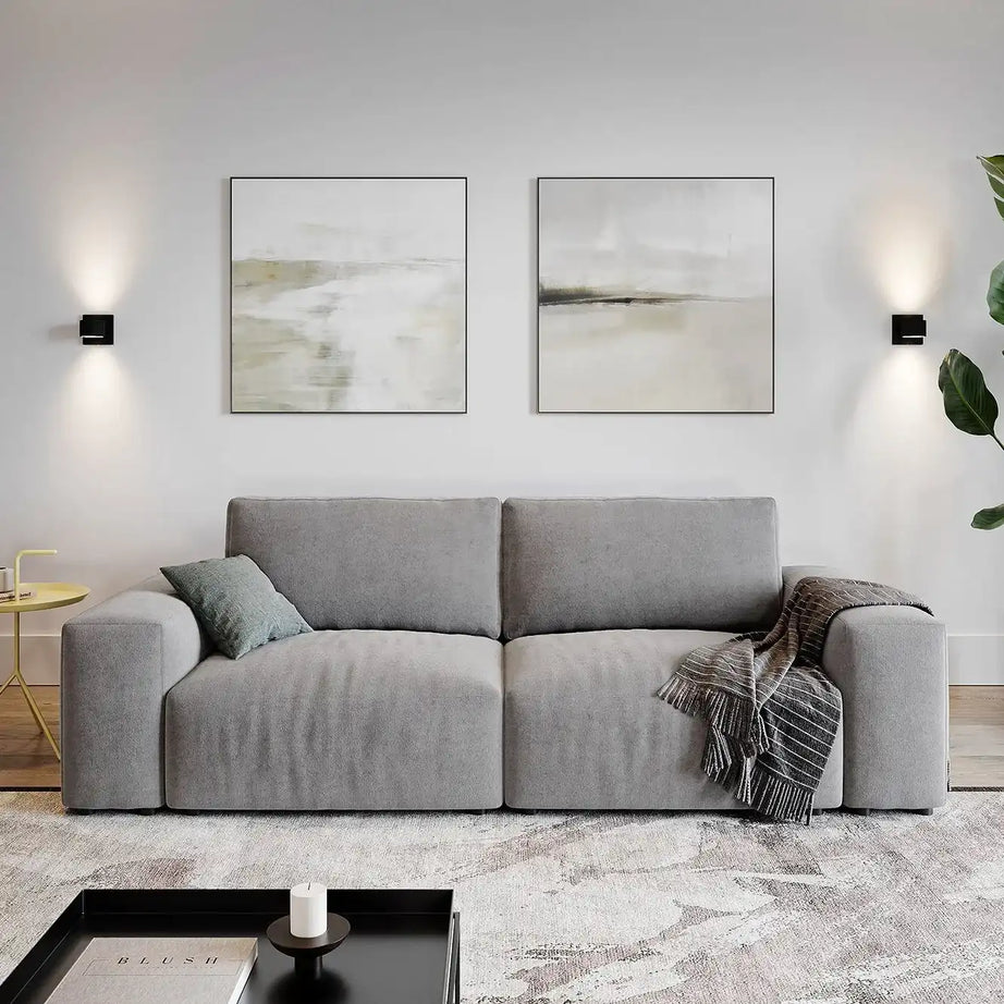 فاخرة كنبة خشب طبيعي أنيقة - Baytuk