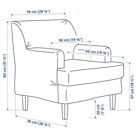 كرسي أنيق بذراعين بتنجيد أبيض ناصع - Baytuk