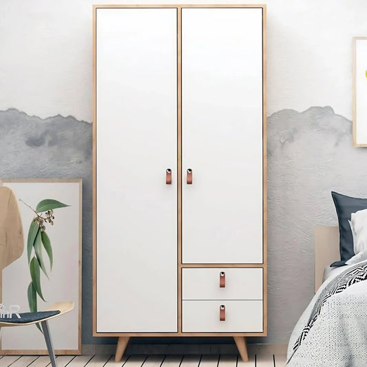 دولاب بدرجين بأرجل خشبي - Baytuk