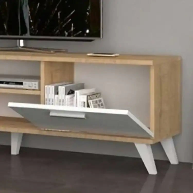 طاولة تلفاز بوحدة تخزين - Baytuk