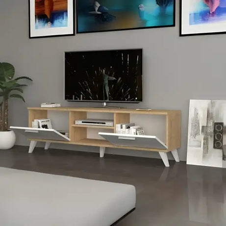 طاولة تلفاز بوحدة تخزين - Baytuk