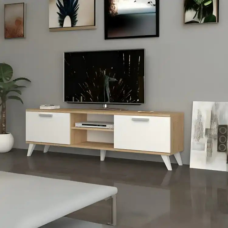 طاولة تلفاز بوحدة تخزين - Baytuk