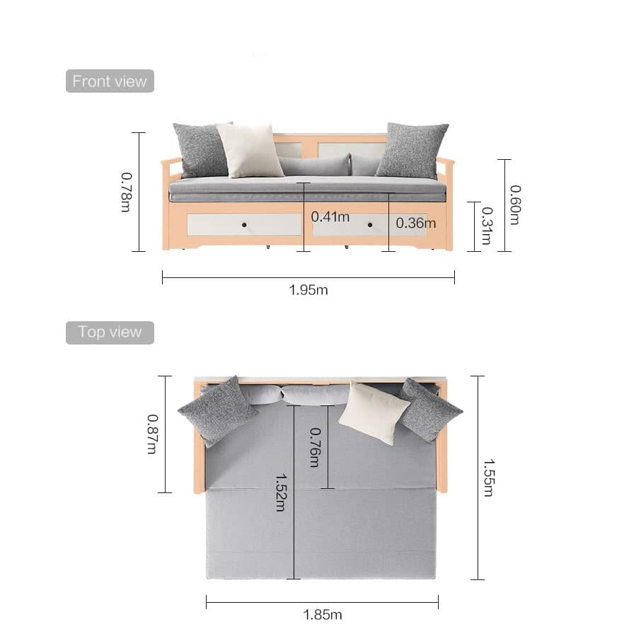 كنبة سرير عصرية - SELA