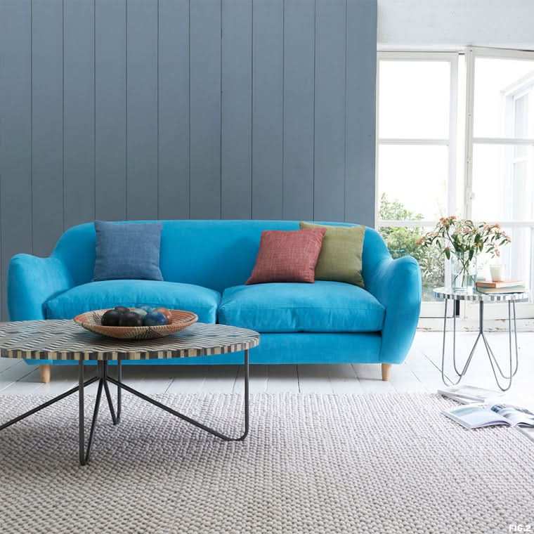 فاخر كنبة حديثة أرجل خشبية راقية - Baytuk