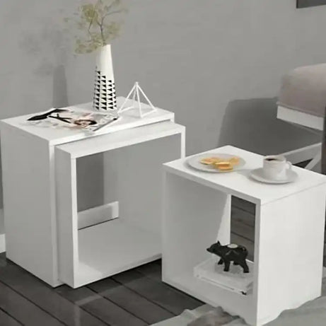 طاولة جانبية بتصميم مربع - Baytuk