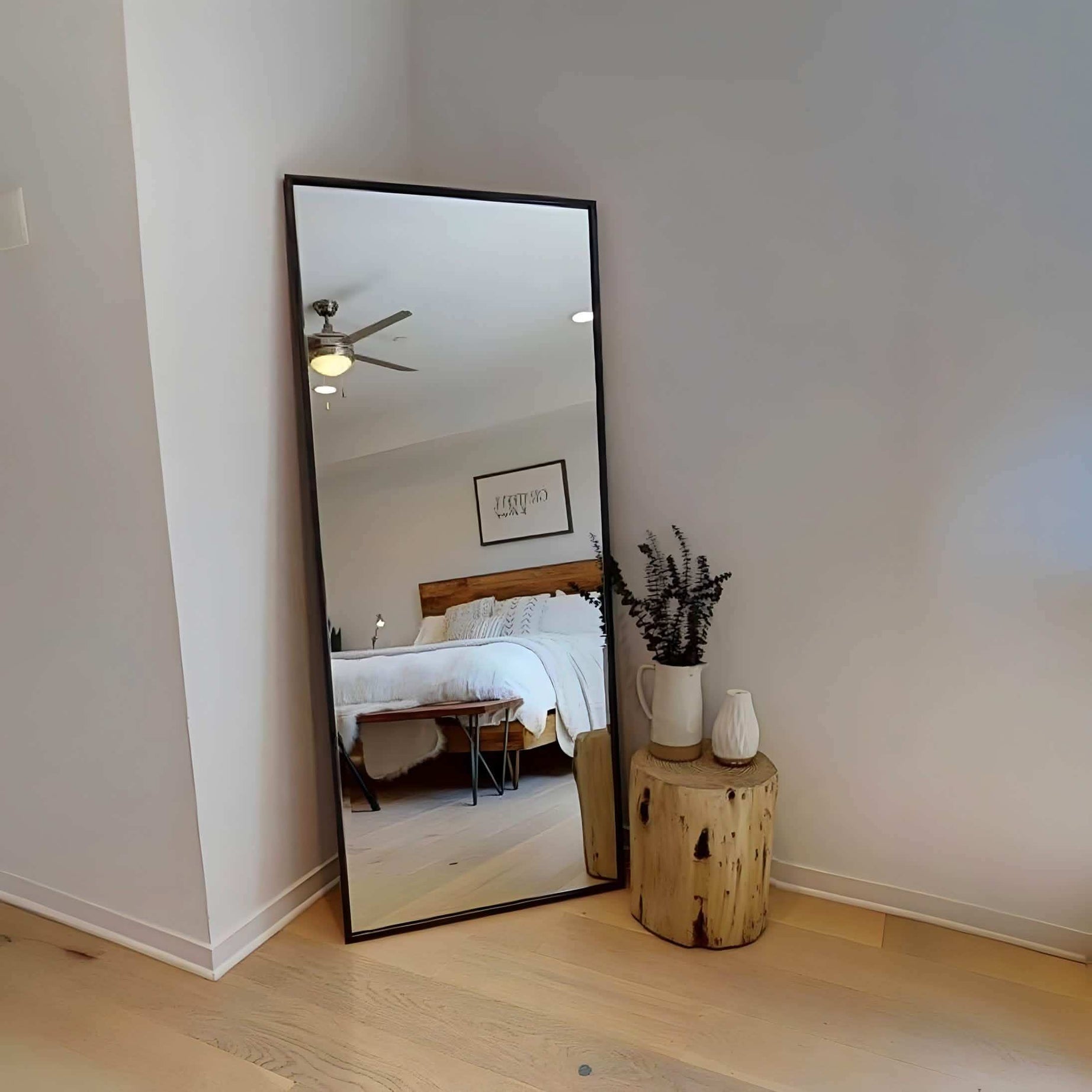 مرايا أسود بإطار فخم - Baytuk