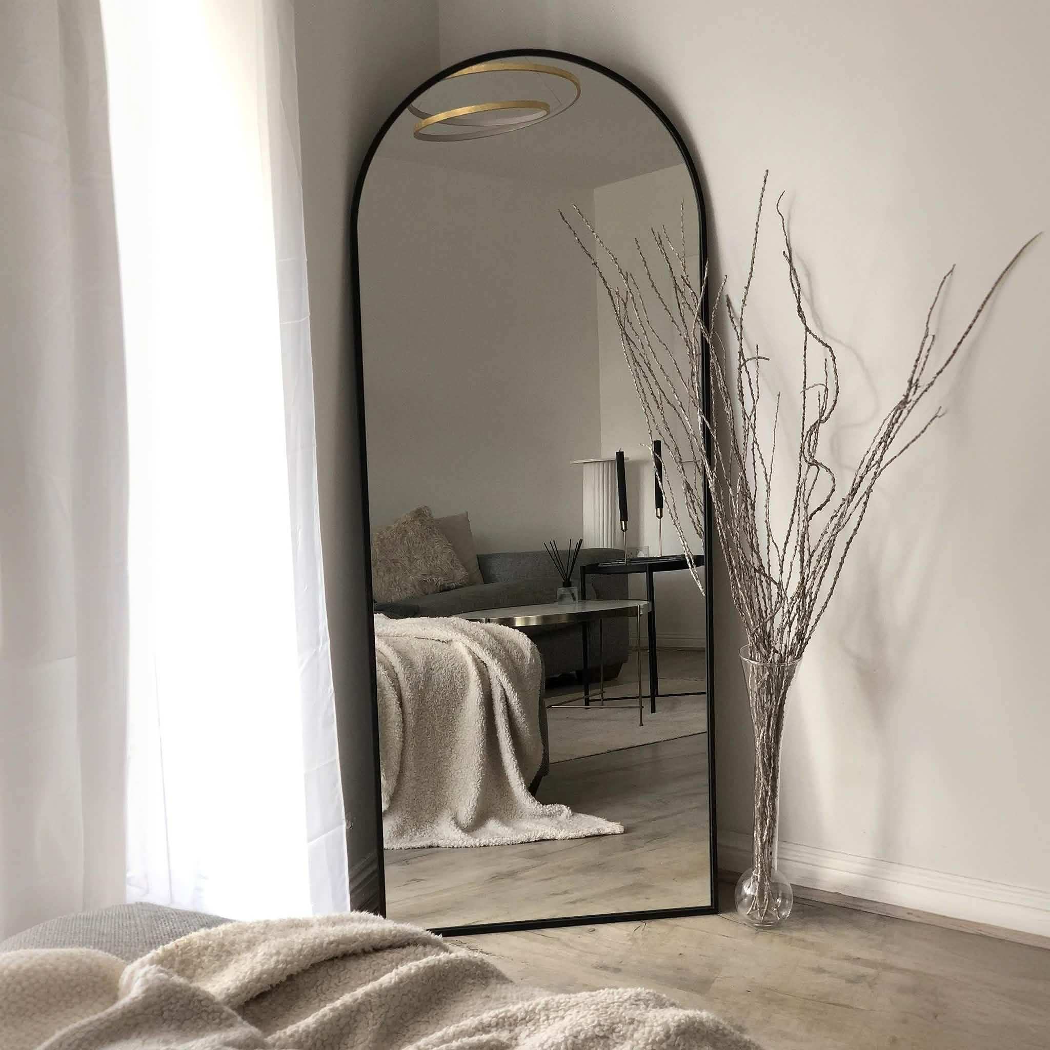 مرايا فاخرة بإطار أسود - Baytuk