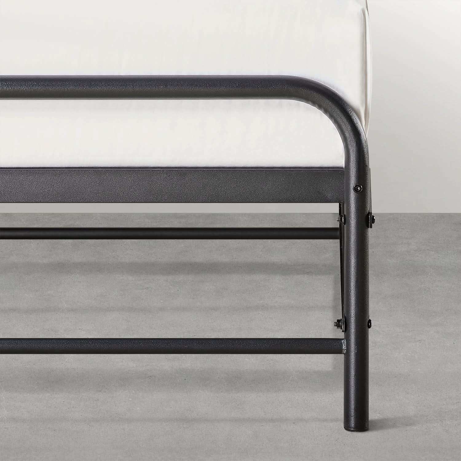 سرير معدني بظهر قماش - Baytuk