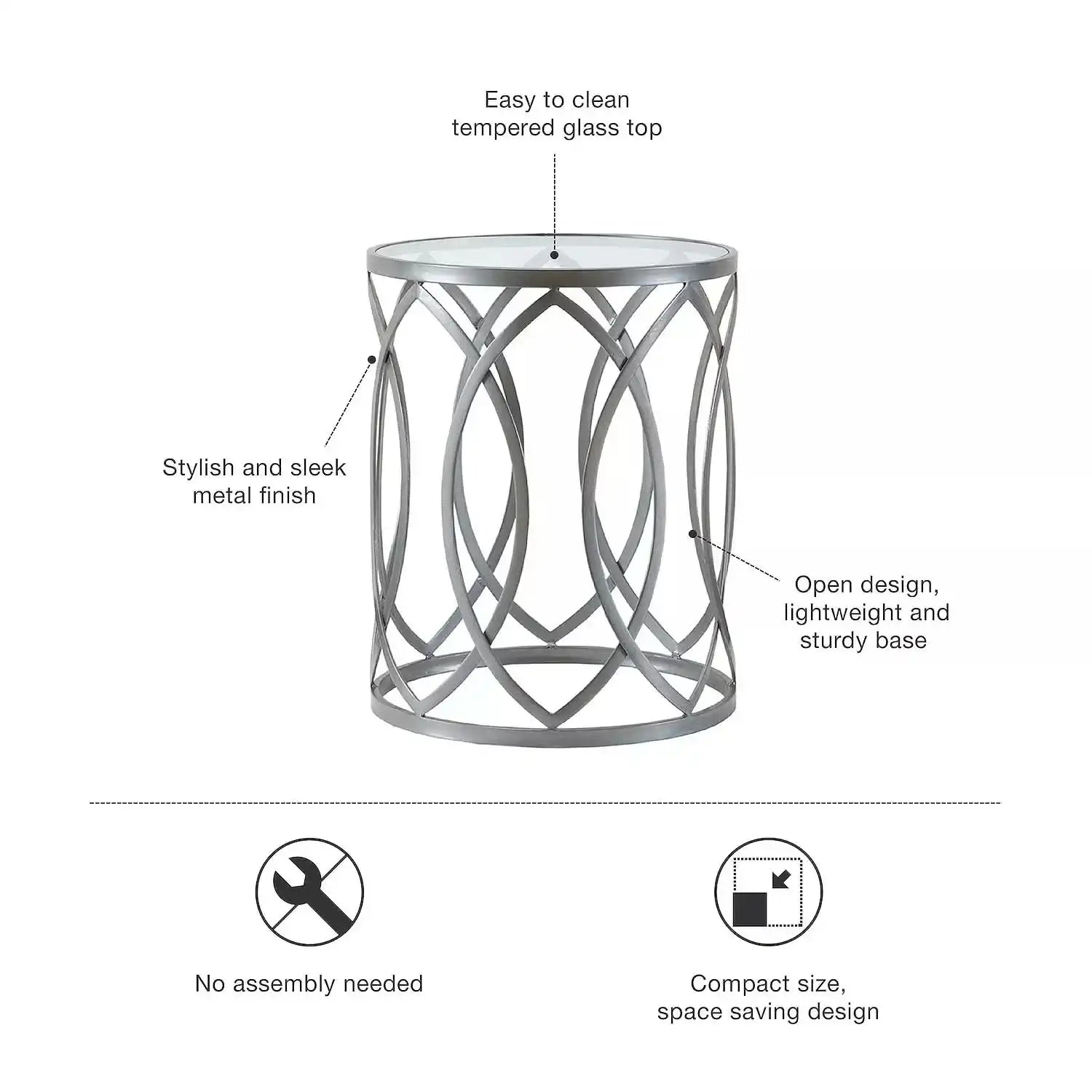 طاولة جانبية بتصميم مميز - Baytuk