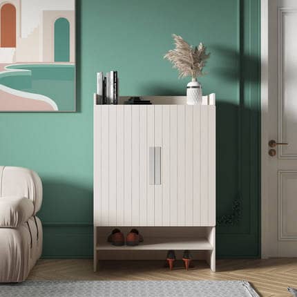 خزانة الأحذية بسطح مفتوح