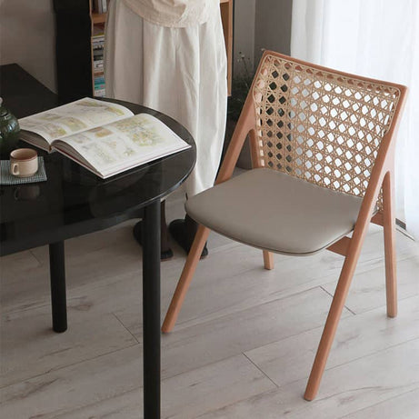 كرسي طعام خشبي حديث - BAYTK