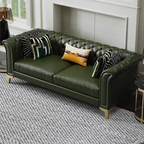 كنبة جلد كابتونية - VELA