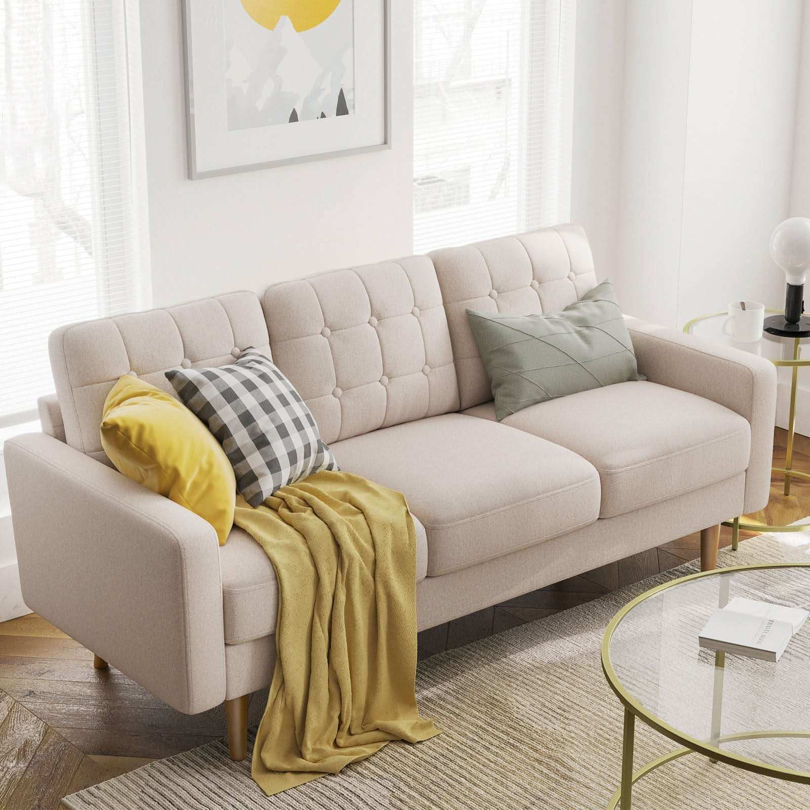 كنبة فاخرة بتصميم أنيق توفر راحة مثالية - Baytuk