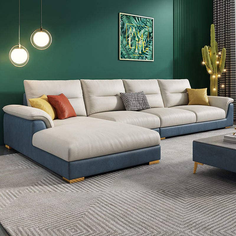 اريكة زاوية جلدية