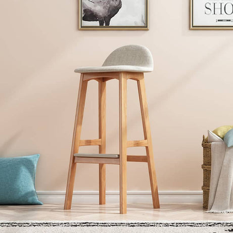 كرسي بار خشبي - BAYTK