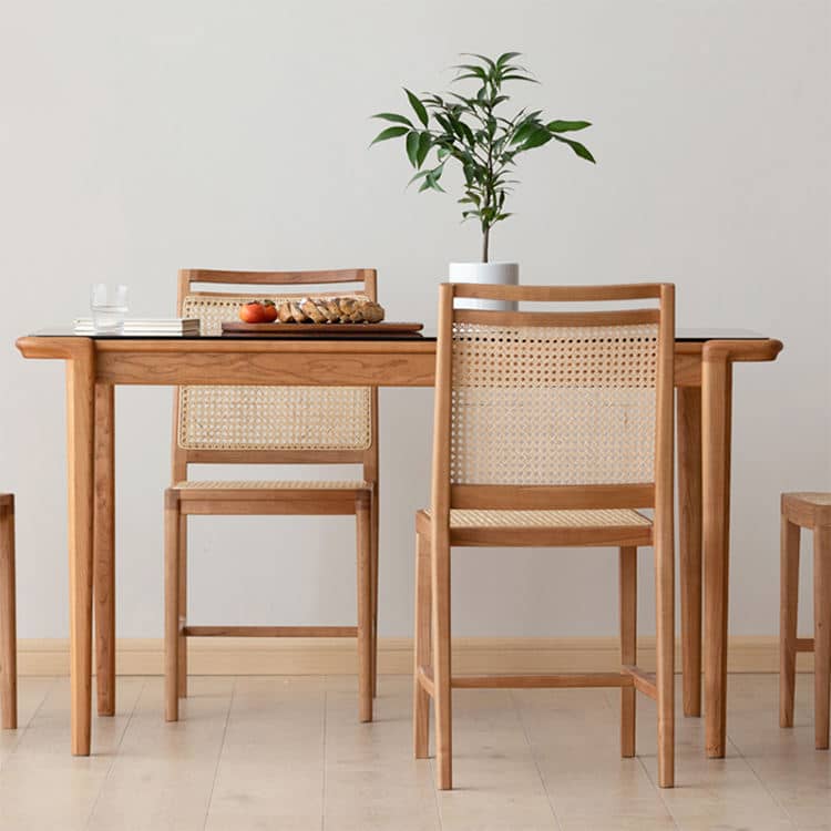 كرسي طعام بتصميم ريفي - BAYTK