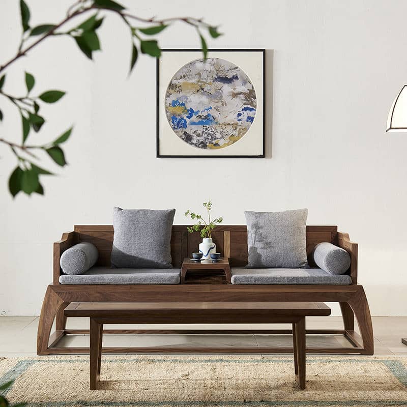 كنبة خشبية حديثة - SELA