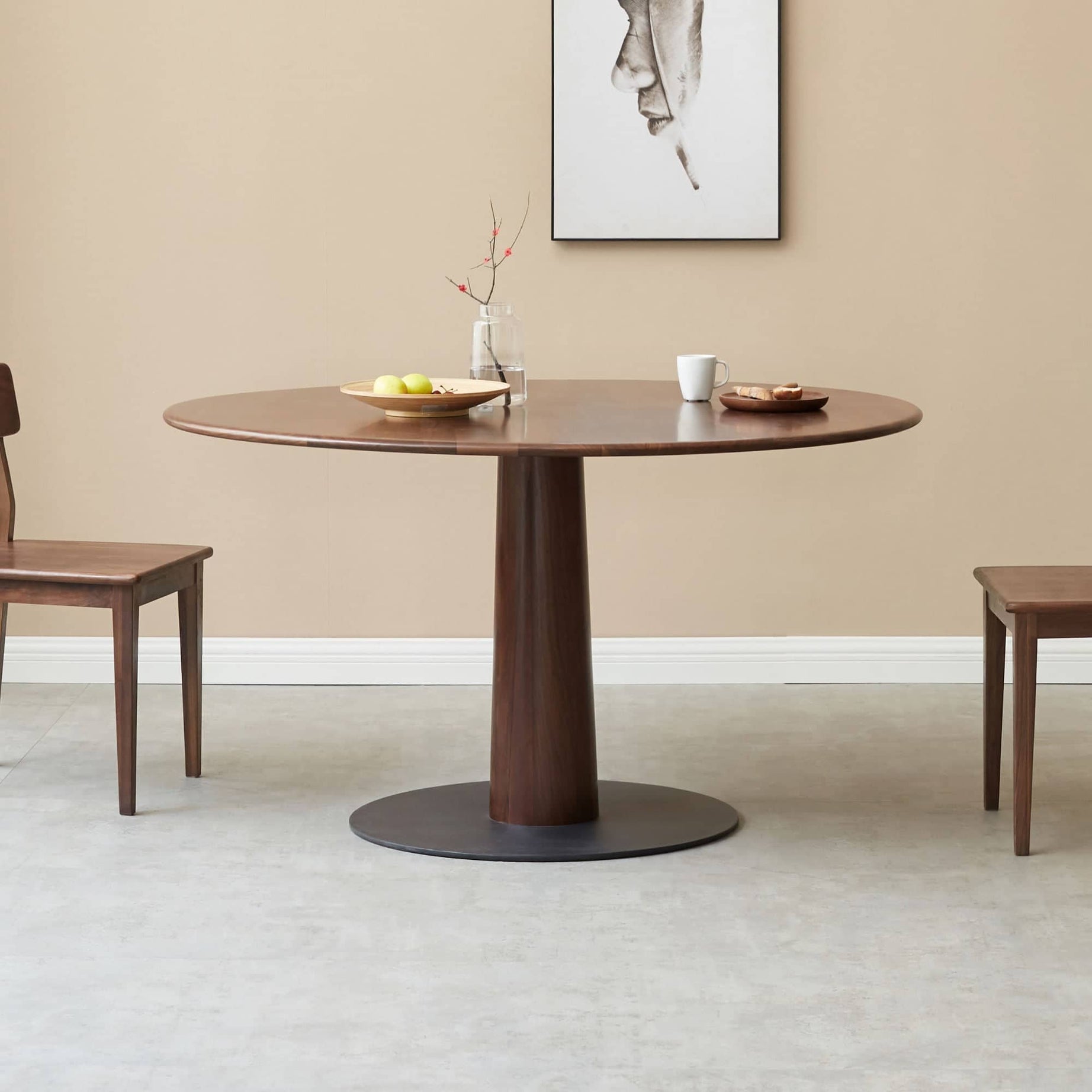 طاولة طعام مستديرة حديثة - META