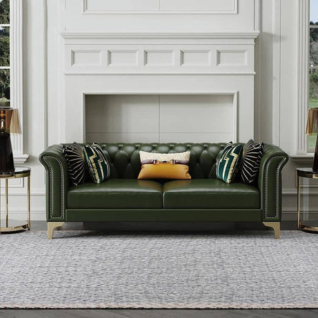 كنبة جلد كابتونية - VELA