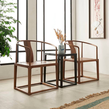 كرسي خشبي بطراز صيني - BAYTK