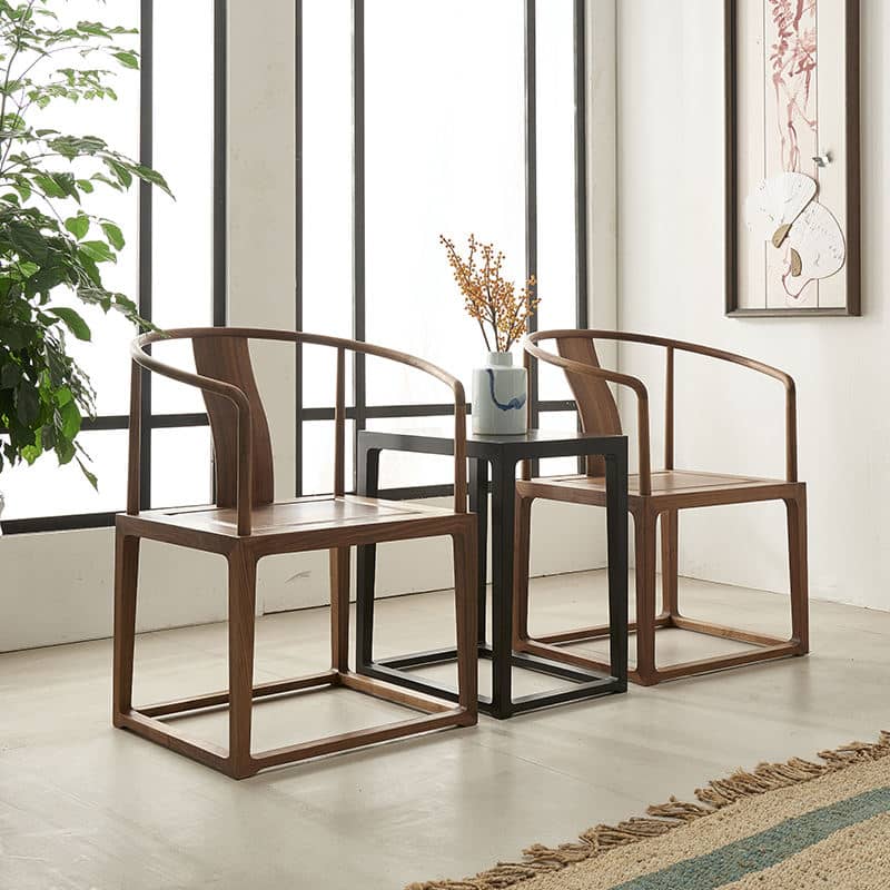 كرسي خشبي بطراز صيني - BAYTK