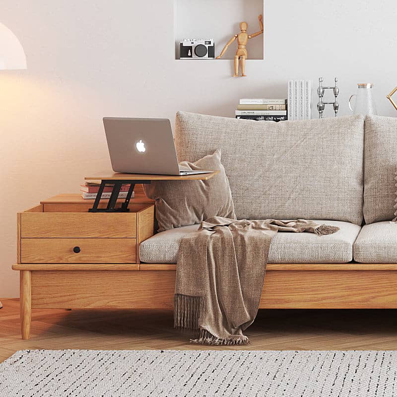 كنبة خشبية بزاوية - SELA