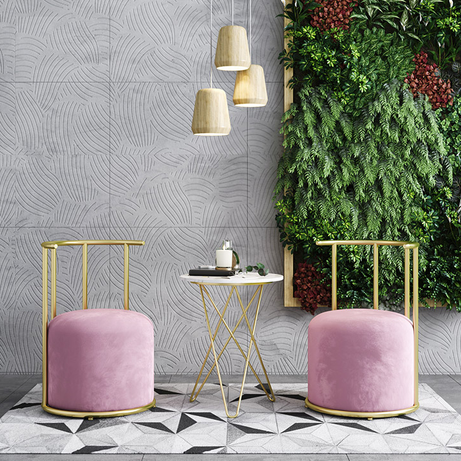 كرسي معدني أنيق - COMFORT