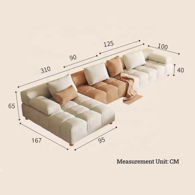 كنبة حرف L مودرن - MERA