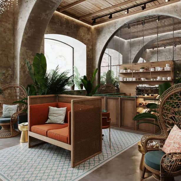 كرسي بلمسه ديكور تصميم حديث