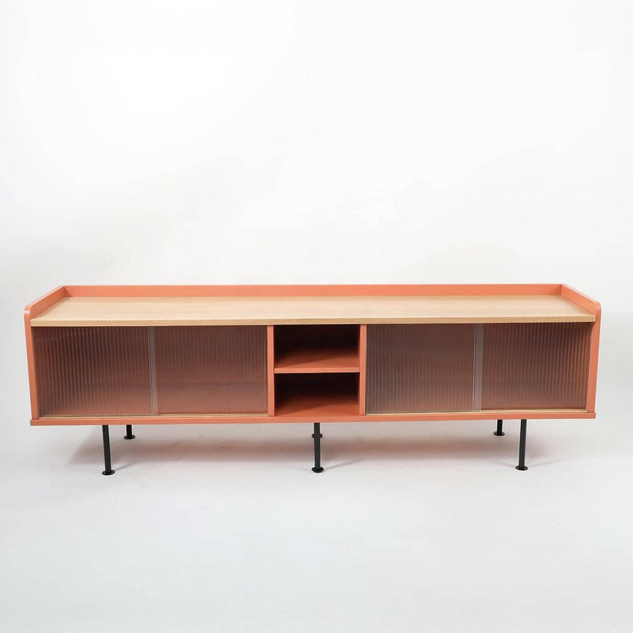 طاولة تلفزيون خشبية - MODULUXE