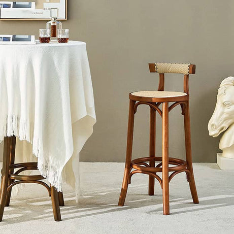 كرسي بار خشبي - BAYTK